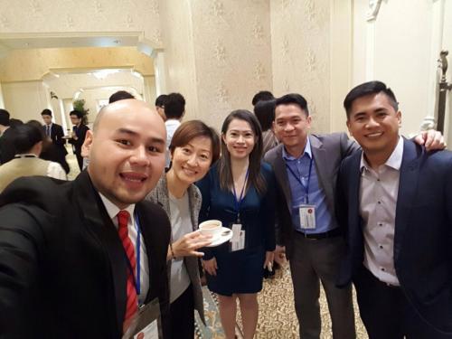 Receiving delegates from Phillipines