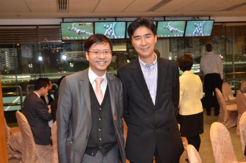 With senior management from HK Jockey Club